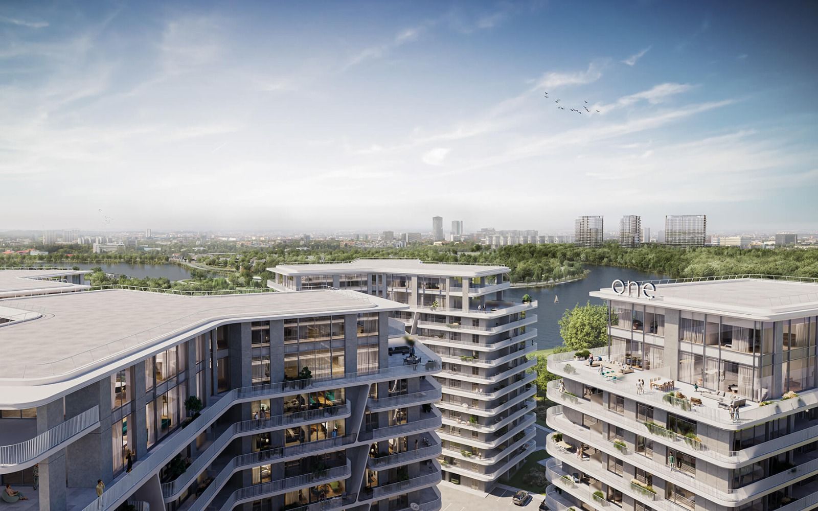 Studio Dublu- One Lake District Apartments- Loc parcare inclus - Poză 1