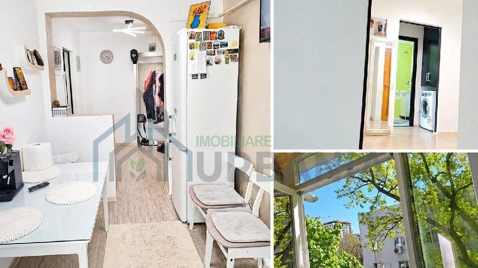 Apartament 2 camere decomandat, etaj 3 din 4, zona Dacia, mobilat si utilat, loc de parcare inclus - Poză 2