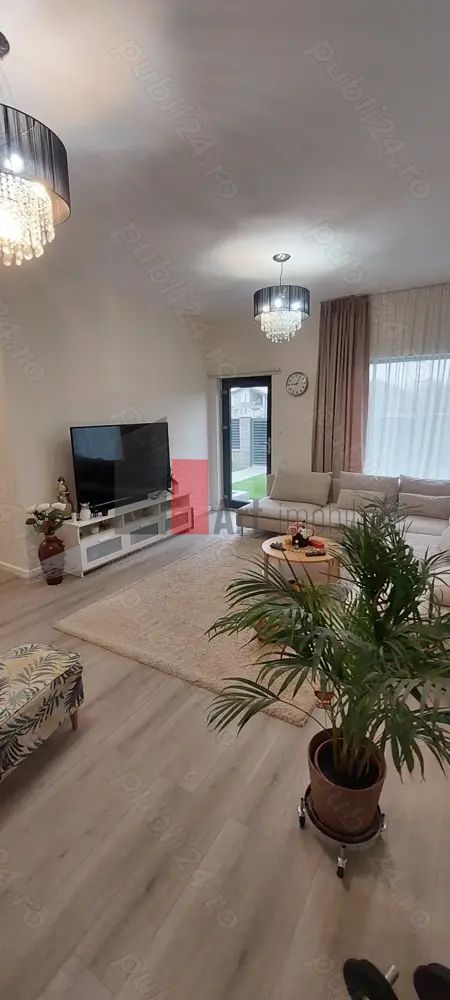 Vanzare casa individuală Domnești, 4 camere, toate utilitățile, teren 400 mp - Poză 3