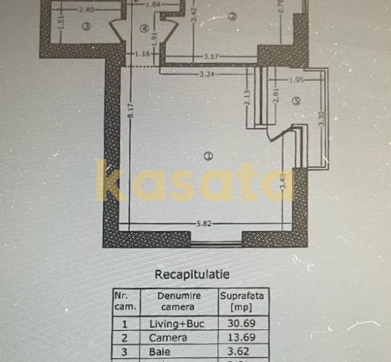 DE INCHIRIAT | APARTAMENT 2 CAMERE | AVIATIEI PARK |  PARCARE - Schiță 7