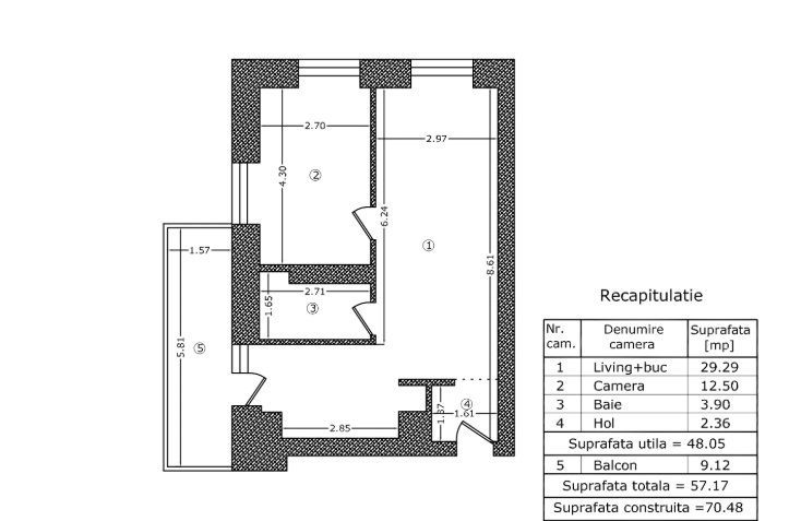 Apartament modern 2 camere Marmura Residence I Loc de parcare inclus - Poză 3