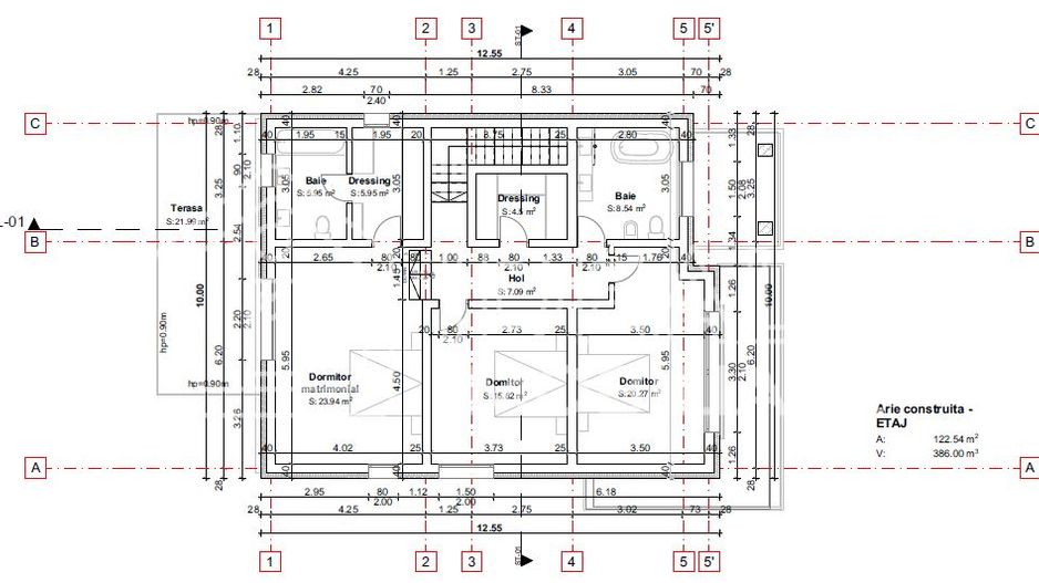 Teren intravilan 720mp cu autorizație, zona bazinul de apă - Schiță 11