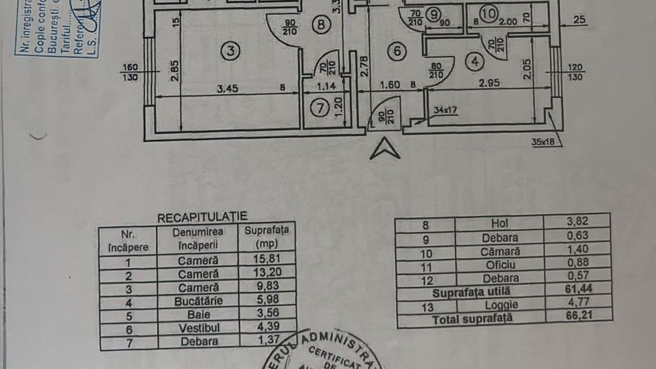 De vanzare apartament 3 camere Titan, aproape de IOR, metrou, scoala Garcia - Poză 2