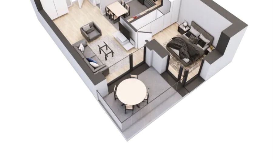 Apartament -Studio Dublu, City Point Aviatiei Faza 2, Anul 2026 - Poză 6