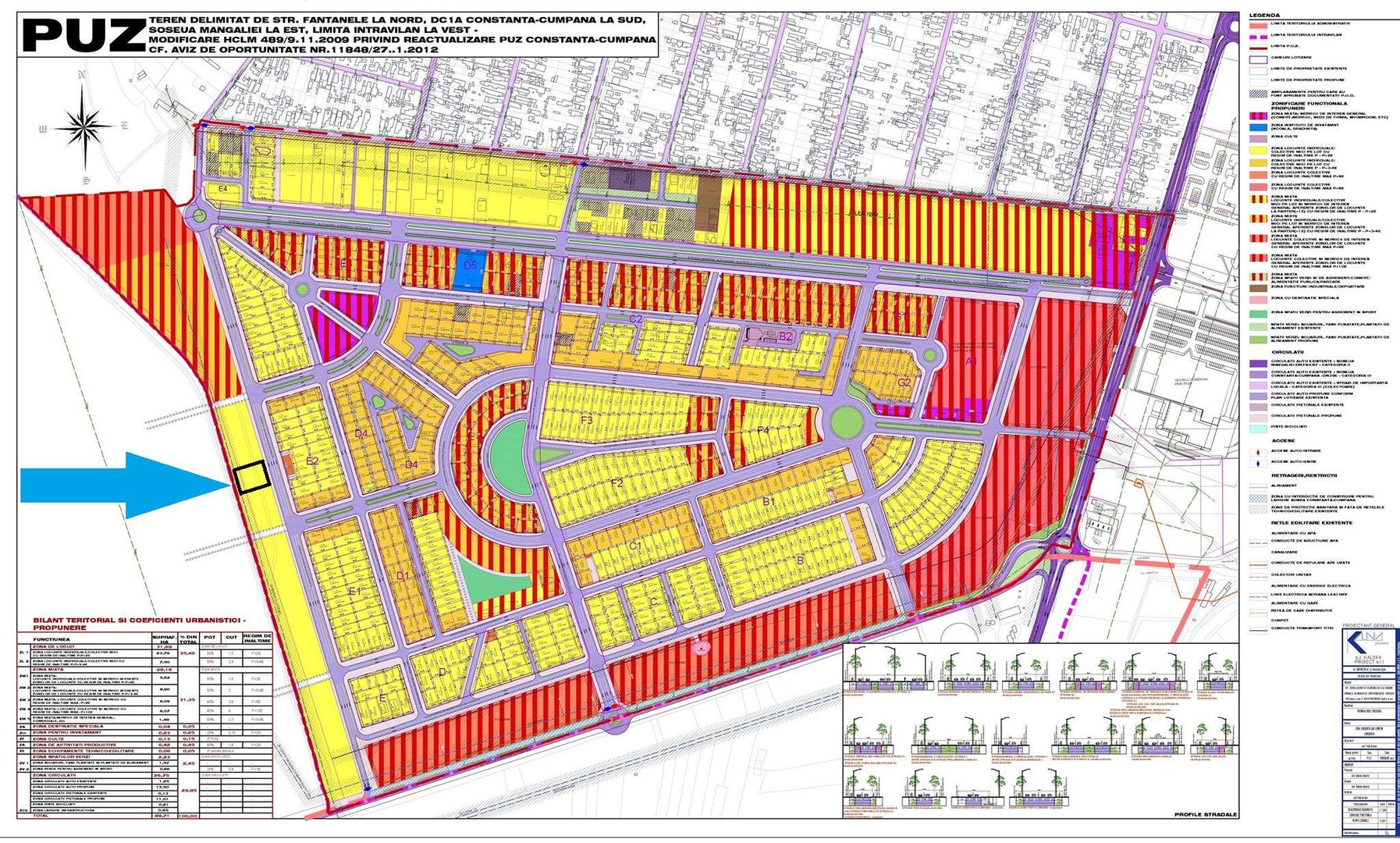 Teren intravilan 1.237 mp – Constanța, zona Veterani | Deschidere la 2 străzi - Poză 2