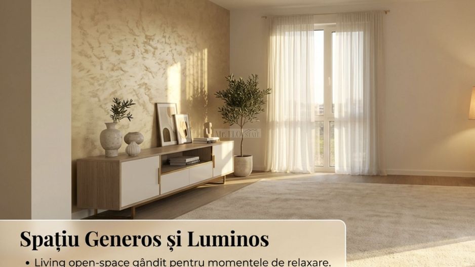 Apartament 2 Camere în Moșnița – Bloc Nou 2025 | Etaj 1 - Comision 0% - Poză 2