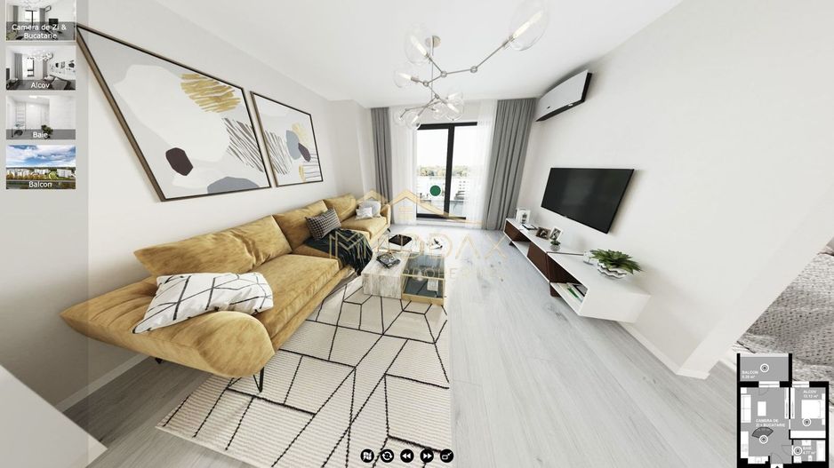 Studio Dublu *62.44mp* + Parcare // Baneasa Forest View - Poză 27