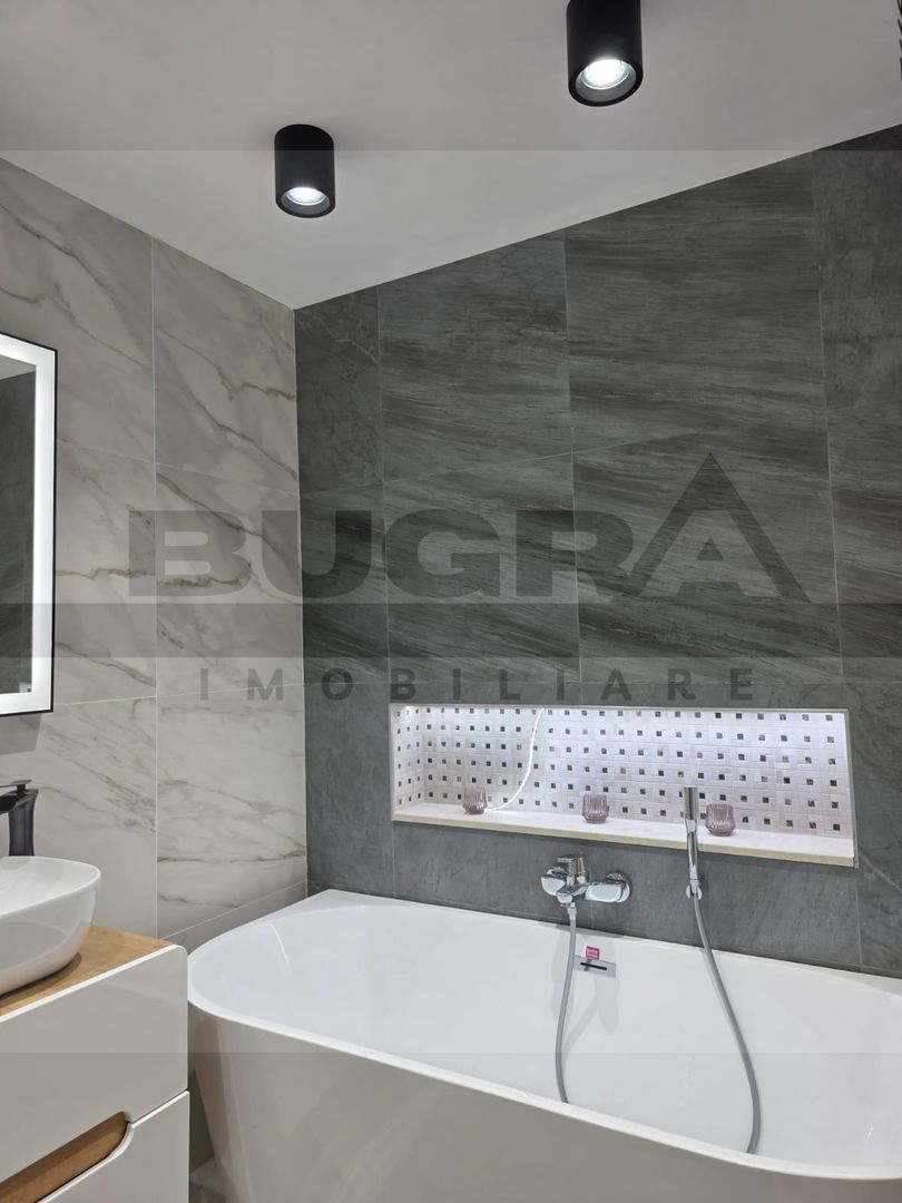 Apartament 3 camere, 59 mp, parcare, TOTUL NOU, zona Mega Image - Poză 14