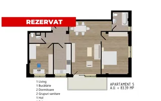 Zorilor Residence, Apartamente Noi 2-3-4 camere - Str. Zorilor - Carei - Poză 12