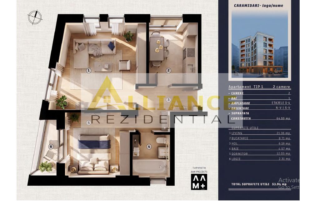 Metrou Tineretului - Apartament 2 camere decomandat - Bloc nou - Poză 2