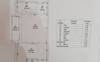 Apartament  3 camere Freidorf  cu centrala - Poză 16