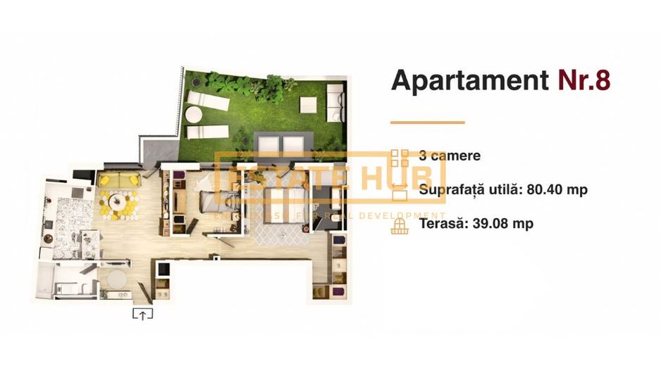 Apartament de 3 camere, imobil exclusivist, Central - Poză 7