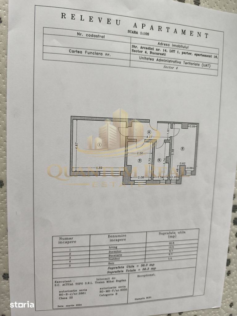 Apartament  2camere spatios+loc de parcare -  Metrou AparatoriiPatriei - Poză 14