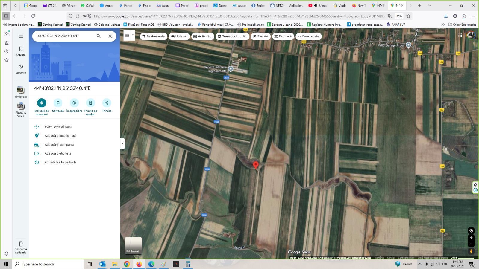 Teren agricol, 5HA, comasat, drum acces, Cateasca - Poză 3