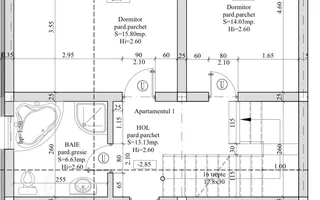Prima inchiriere | duplex ultrafinisat 130 mp | curte privata 180 mp - Schiță 13