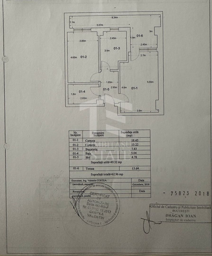 Metrou Mihai Bravu- Vitan - Apartament 2 camere+ loc de parcare |2018 - Schiță 26
