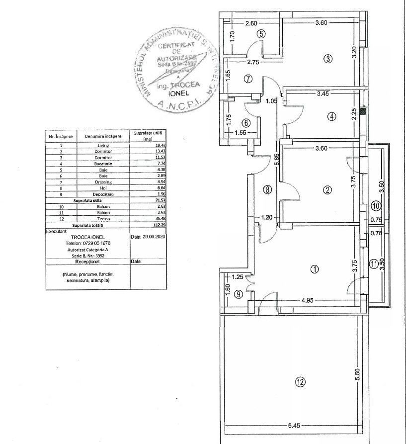 Apartament cu 3 camere extrem de interesant Viscolului-Militari - Poză 20