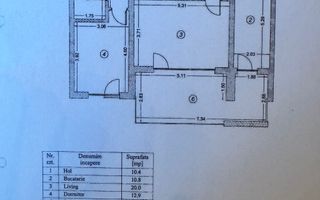 Apartament 2 camere cu terasa in Sector 4, Metalurgiei LIDL, KAUFLAND - Schiță 8