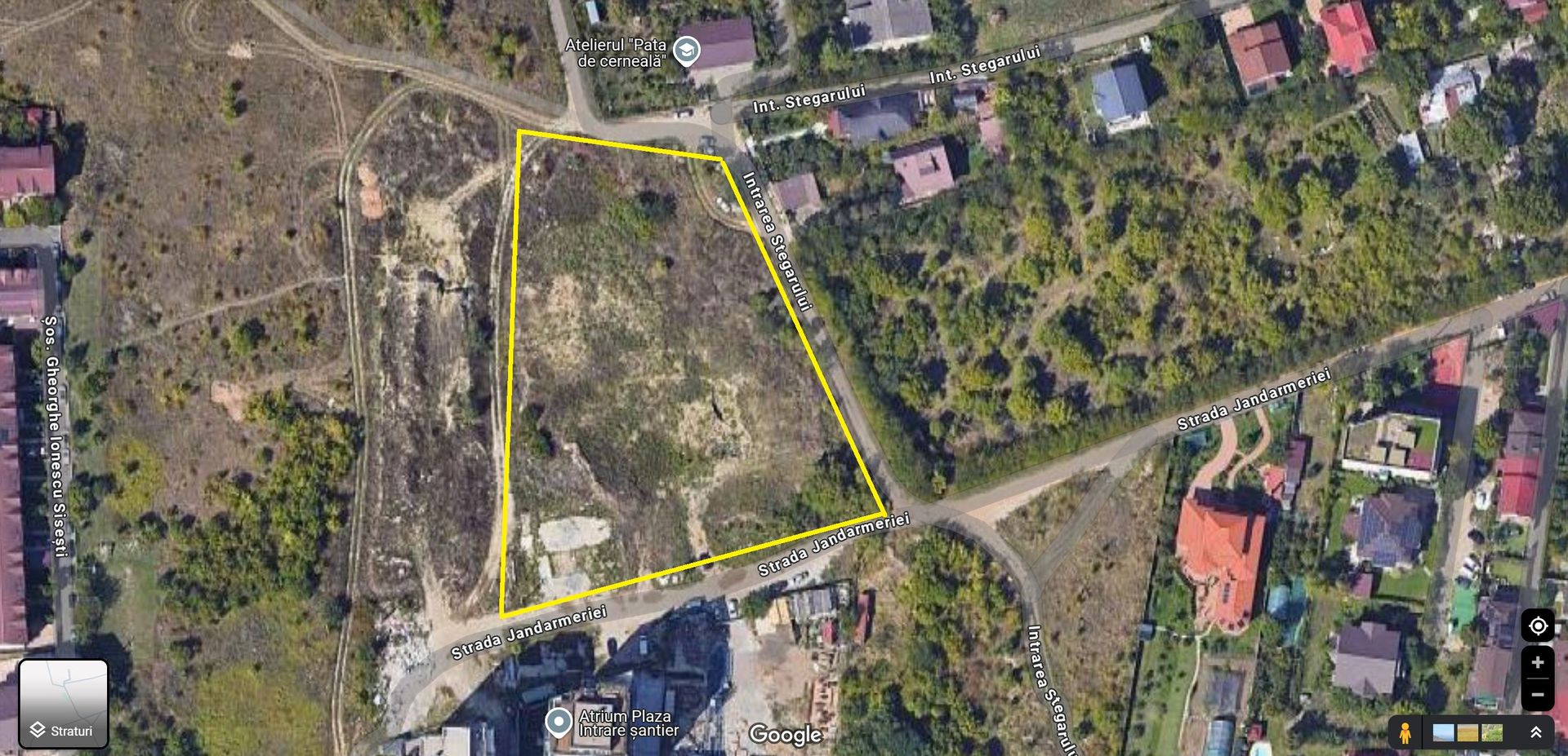 Inchiriere Teren 5010 mp Sisesti | pretabil parc auto - Poză 2