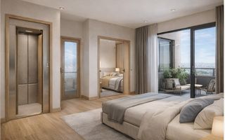 Penthouse duplex 4 cam 258 mp, lift privat, Pallady - Poză 2