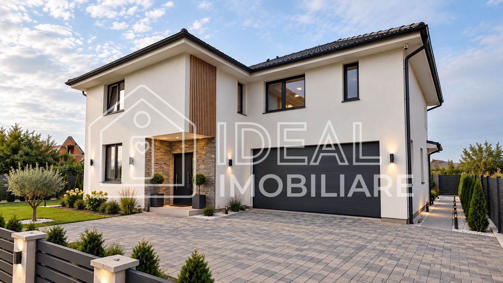 Casă individuală de vânzare – 263 mp utili – teren 500 mp – garaj dublu – Cartie - Poză 1