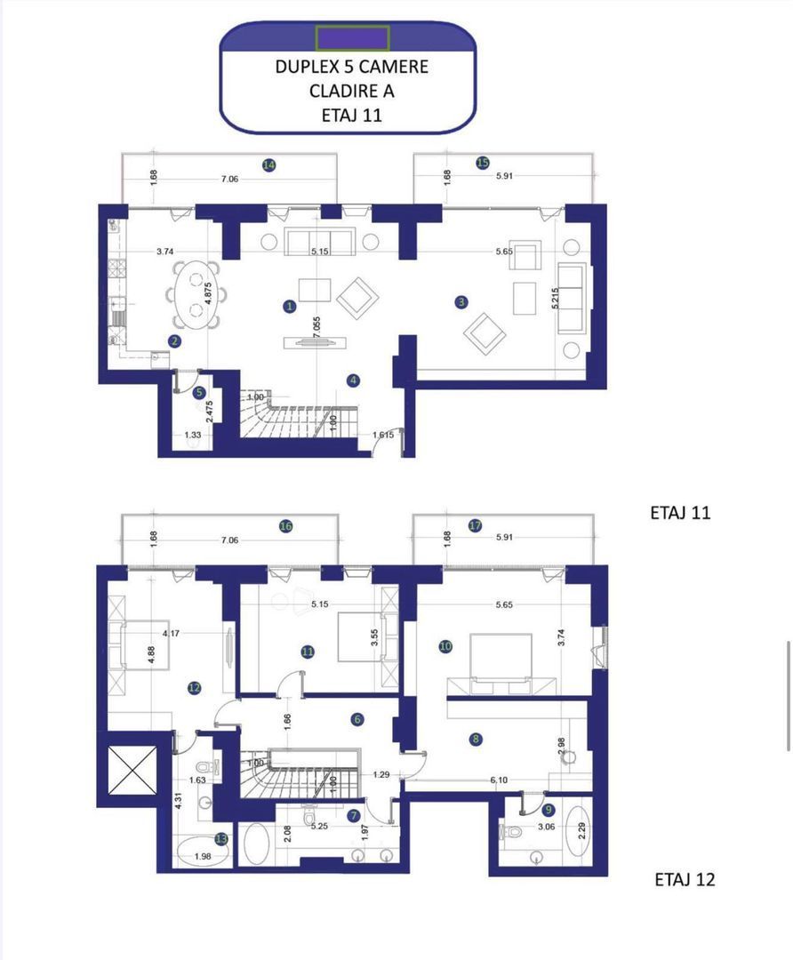 Duplex 5 camere 251 MP 8 Parcari Ștefan cel Mare - Parcul Circului - Poză 19