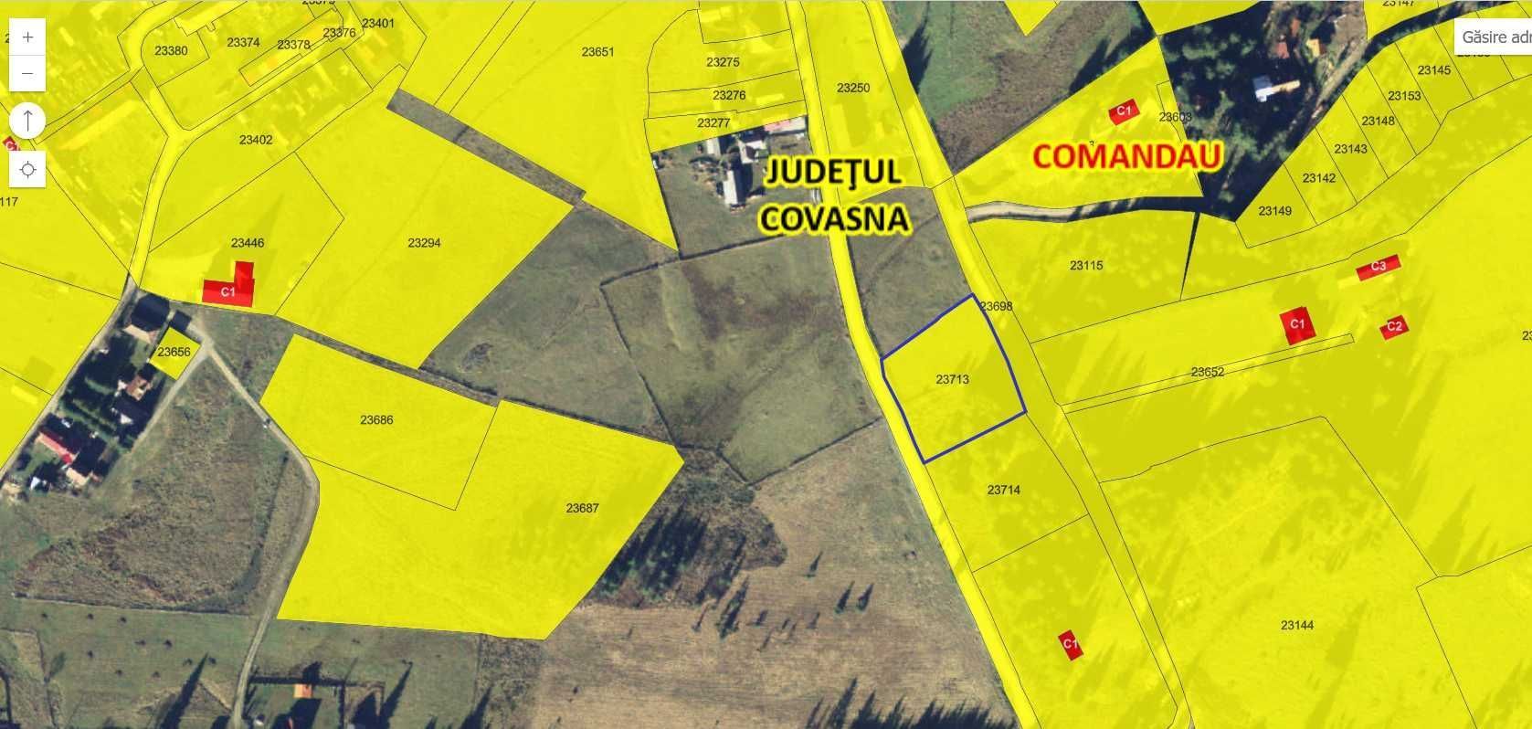 Teren intravilan de vanzare în loc.Comandău, jud.Covasna. - Poză 3