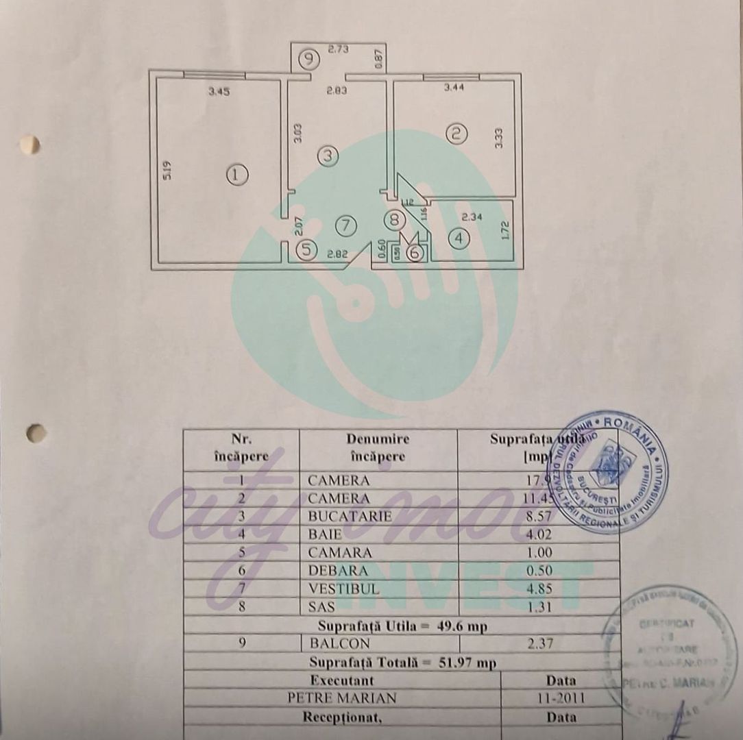 Apartament 2 camere, zona linistita - Poză 14