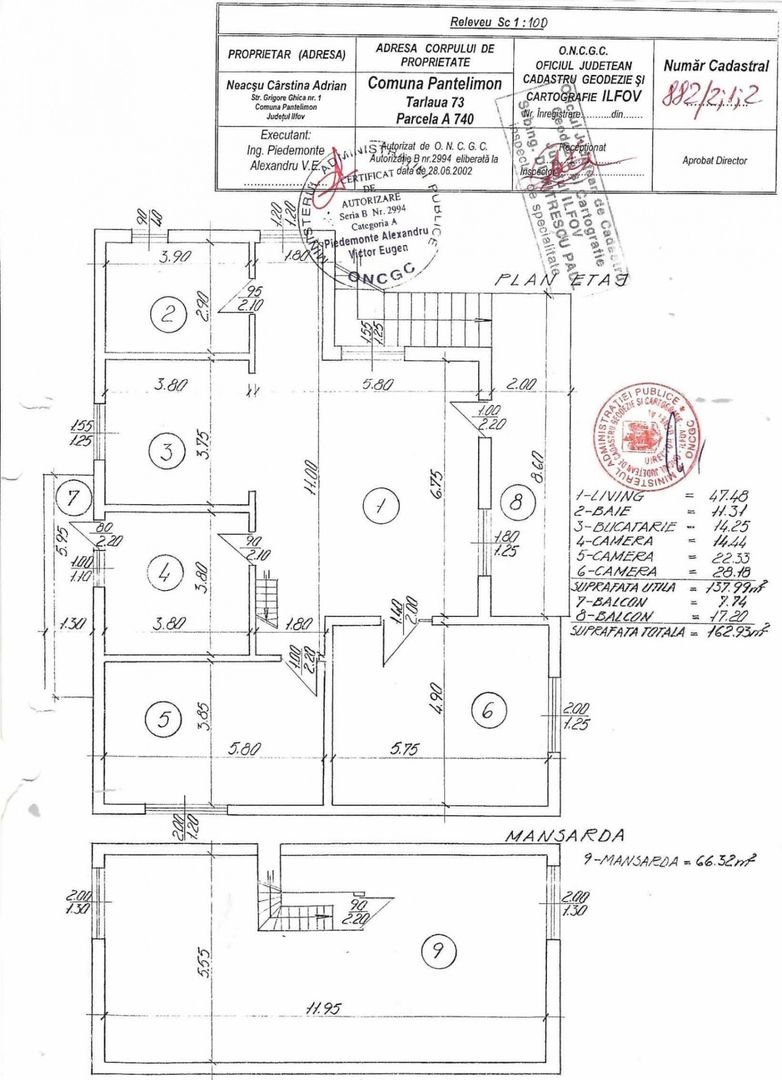 PANTELIMON, APARTAMENT-VILA 1E+M 230 MP, CURTE 516 MP! - Poză 38