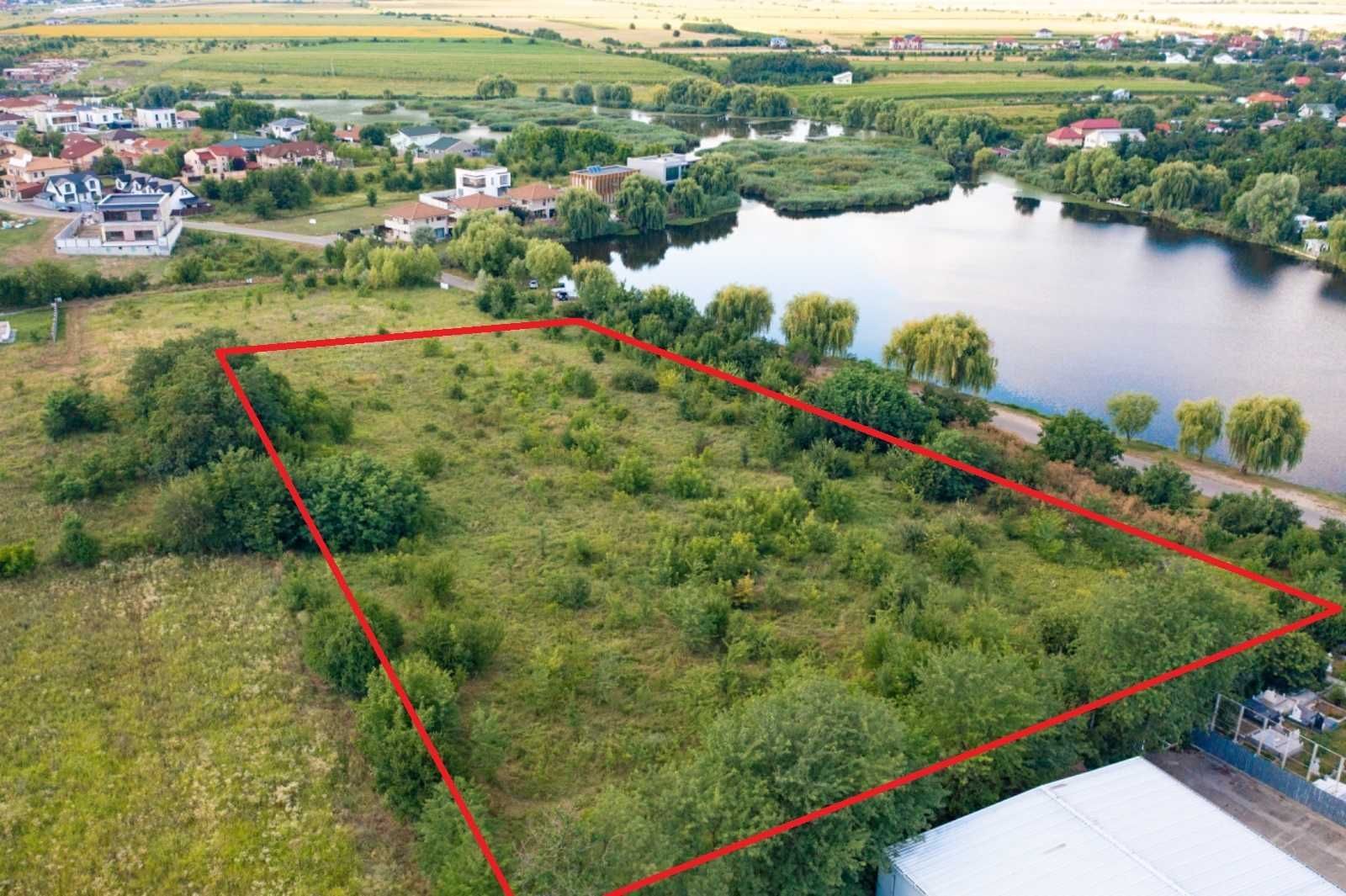 Teren cu vedere la lac, intravilan, Strada Laguna Albastra, Corbeanca - Poză 3