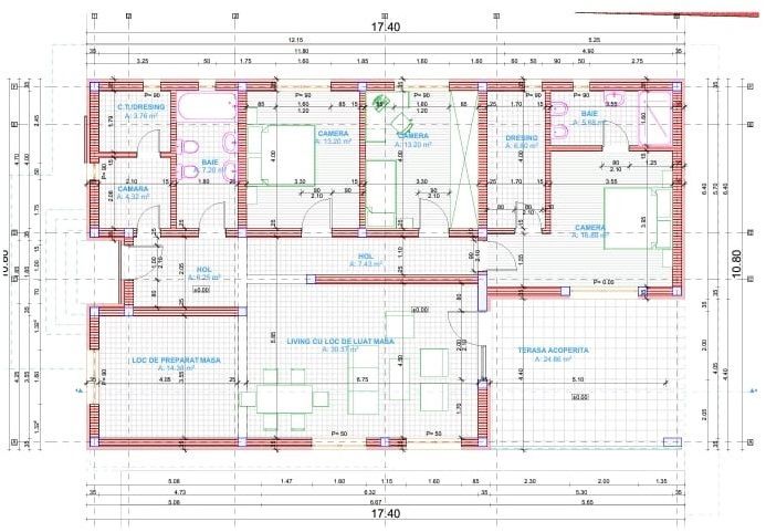 Casa individuala, 130 mp, Pompa caldura, panouri solare, COMISON 0 - Poză 4