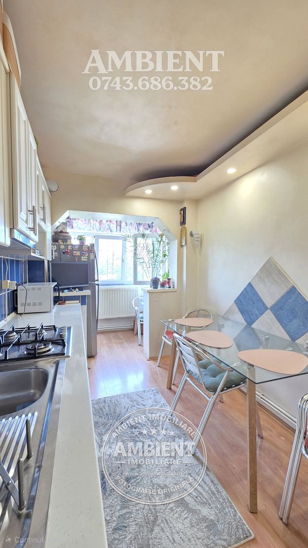 Apartament cu 3 camere, mobilat și utilat, etaj 3, VASLUI zona CARTIER; - Poză 4