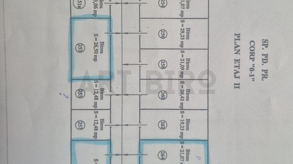 Zero comision, 33 - 374mp birou mobilat Semanatoarea, 5' metrou - Schiță 7