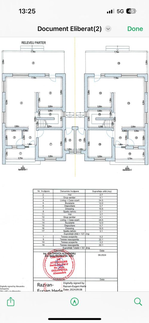 Duplex despartit prin spatiu tehnic - Poză 3
