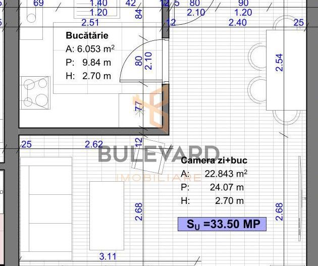 Apartament cu 1 camera, zona strazii Sesul de Sus! - Poză 2