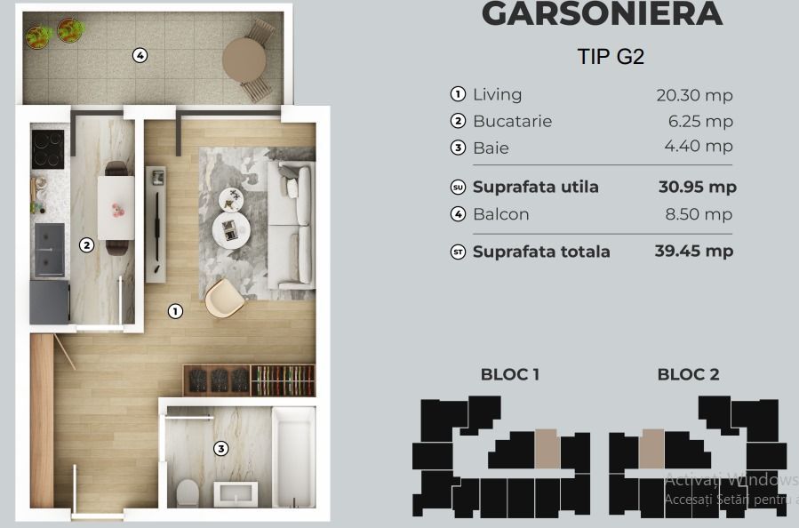 gars.dec/5min metrou Berceni - Poză 1