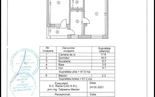 2 camere vanzare, luminos, loc de parcare - Schiță 18