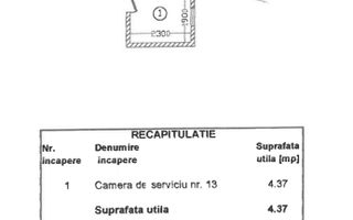 3 camere de serviciu 14,82 mp - calea Victoriei - Poză 12