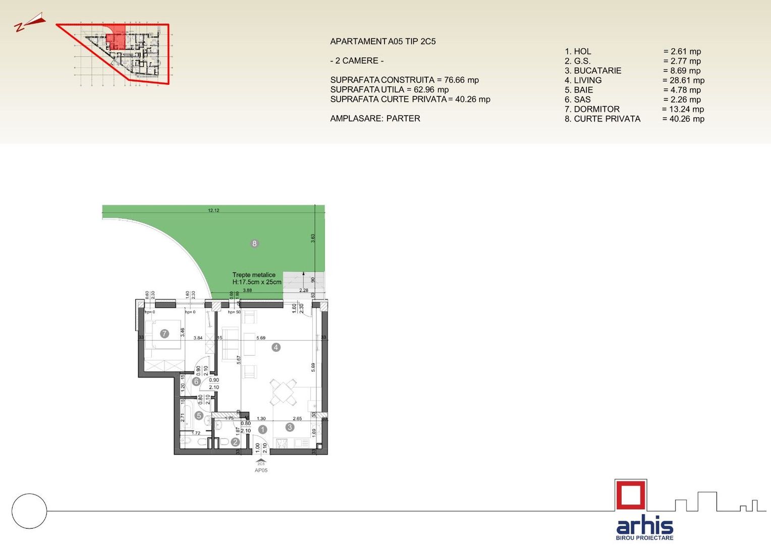 Apartament 2 camere I Complex T26 - Poză 9