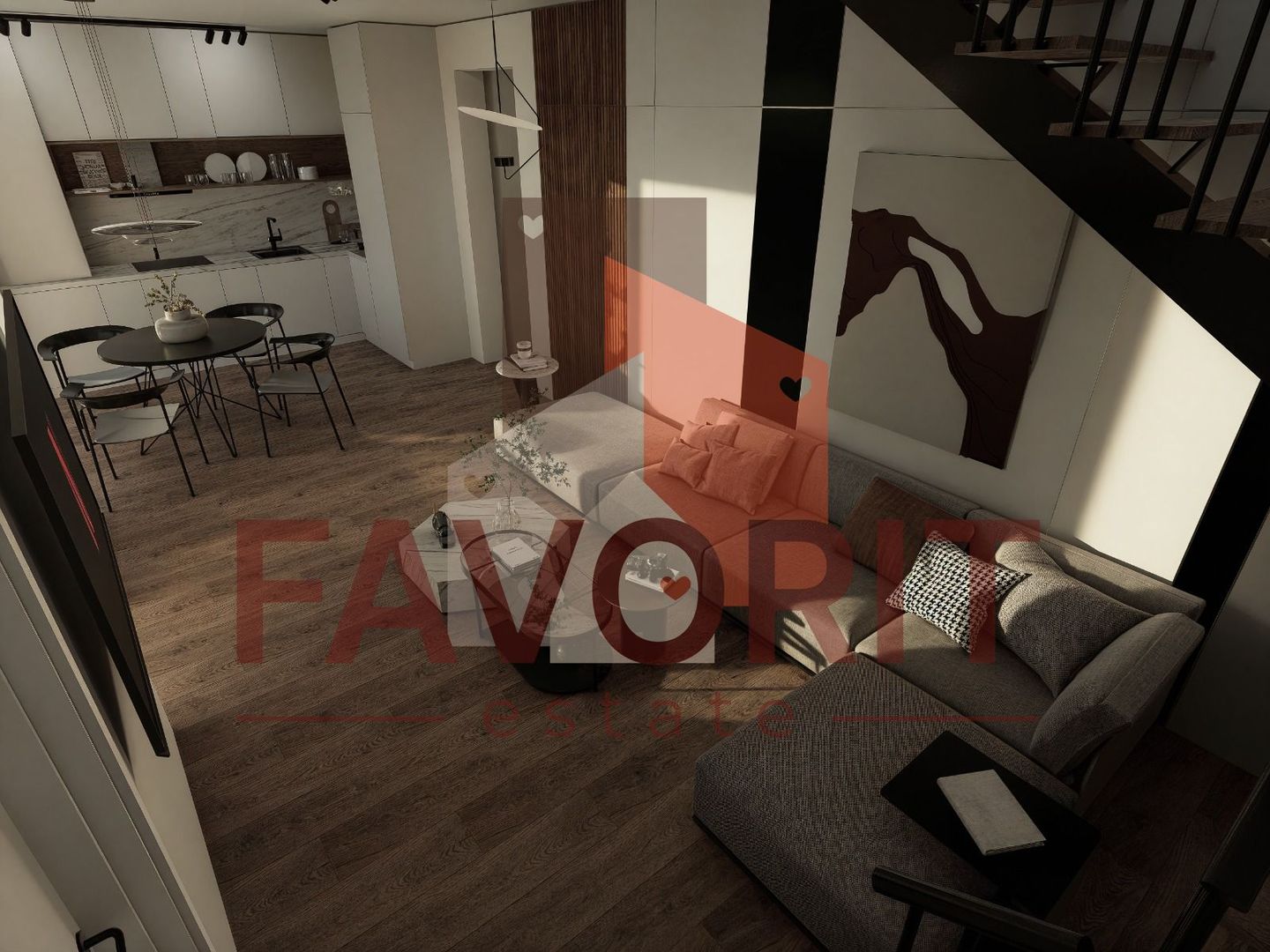 Apartament cu 4 camere pe 2 nivele. 108 mp utili. 2 locuri de parcare - Poză 11