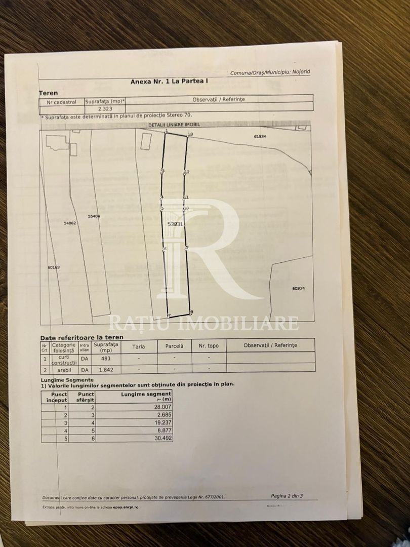 Teren intravilan 2323 MP | Apateu | Bihor - Poză 3