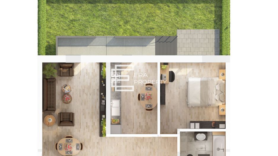 Apartament 2 camere, 56 mp   Doamna Stanca, Selimbar - Schiță 6