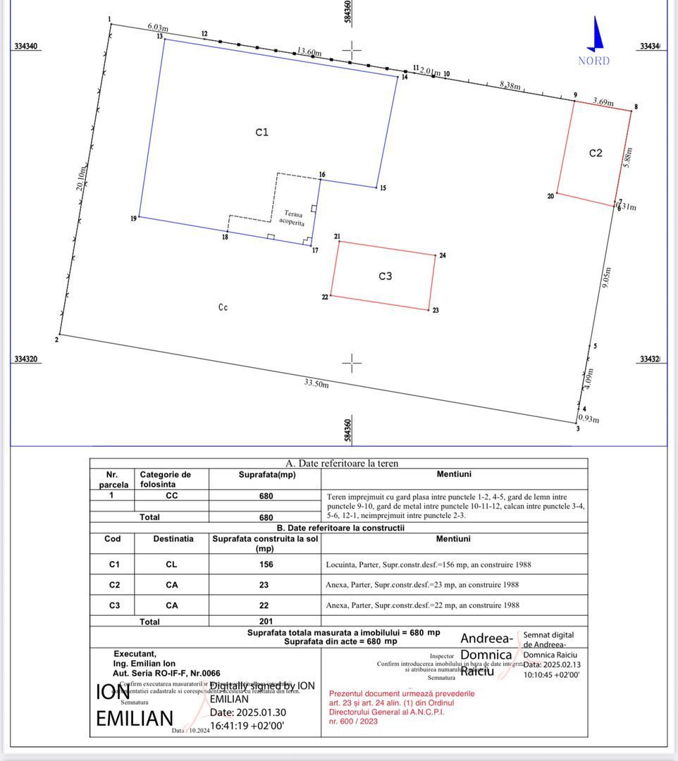 OPORTUNITATE TEREN ZONA DE NORD JANDARMERIEI - SISESTI - Poză 8