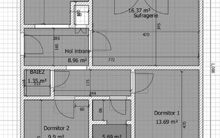 Apartament cu 3 camere decomandate, 65 mp – Str. Primaverii, Manastur - Poză 10