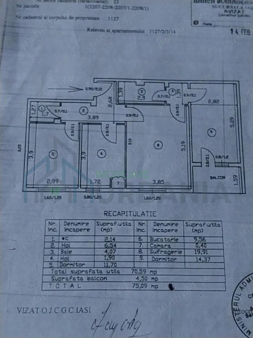 Apartament 3 camere cu doua bai - Poză 1