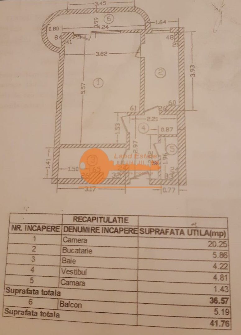 Garsonieră confort 1 de vânzare | Zona Lacul Tei | Bloc reabilitat termic - Schiță 15