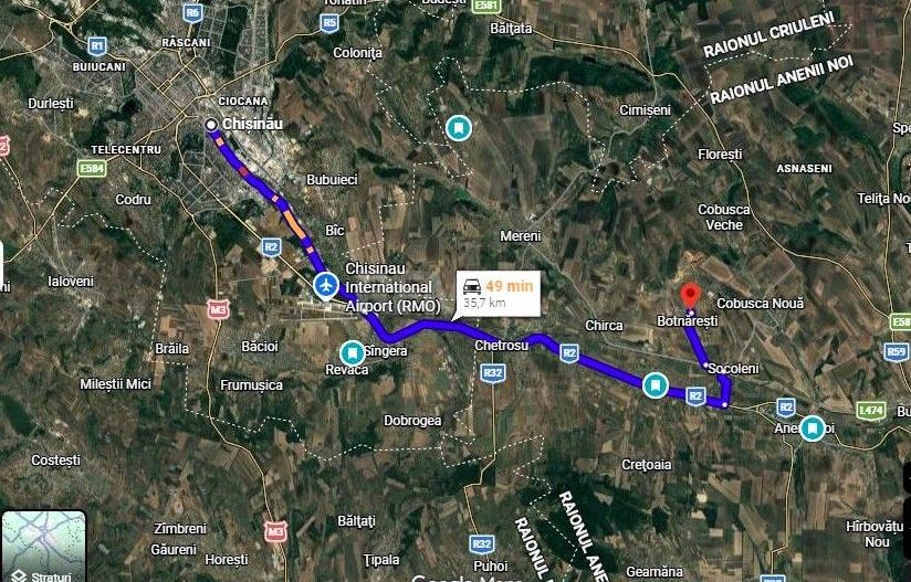 Teren pentru construcții/prima linie – 17,5 ari, Botnăreștii Vechi, Raionul Anenii Noi - Poză 7