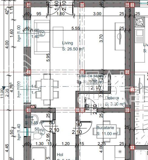 TRiplex cu 4 camere in Cartierul Arhitectilor, zona Lidl - Schiță 3