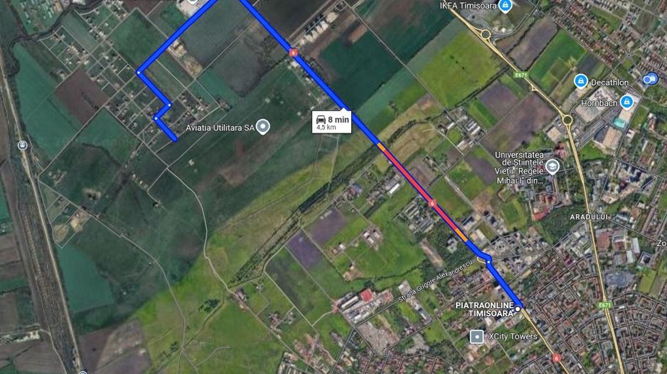 Vând teren, Timișoara, Torontal, pentru afaceri - Poză 1