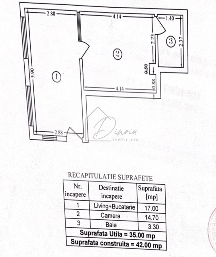 2 camere Bucurestii Noi Metrou Jiului I CURTE PROPRIE I COMISION 0 - Poză 4